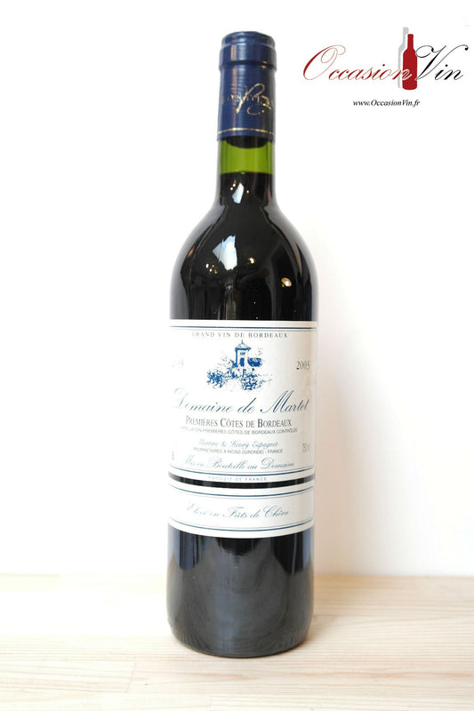 Domaine de Martet Vin 2003