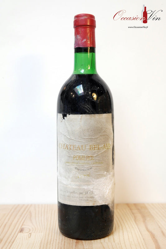 Château Bel Air ETA Vin 1978