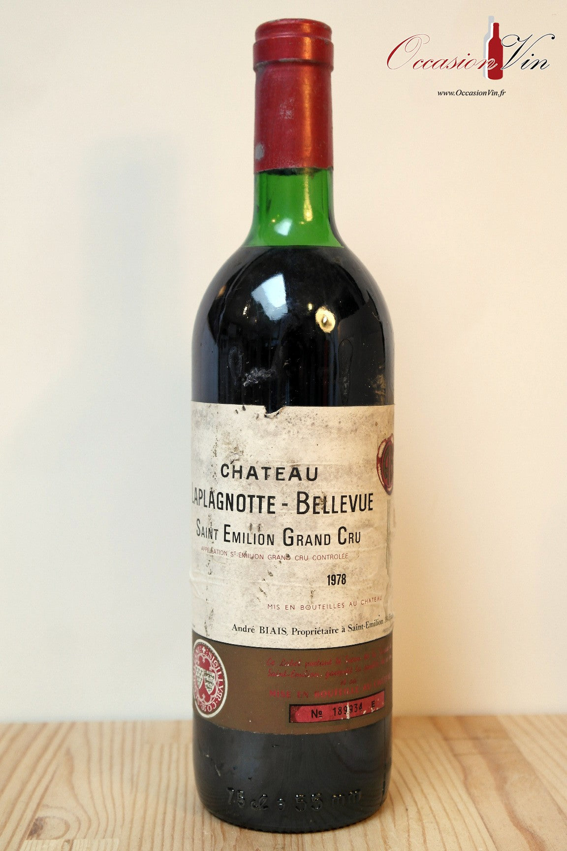 Château Laplagnotte-Bellevue HE Vin 1978