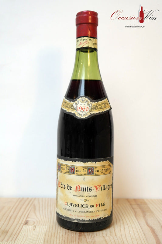 Côte de Nuits-Villages Clavelier et Fils CA Vin 1969