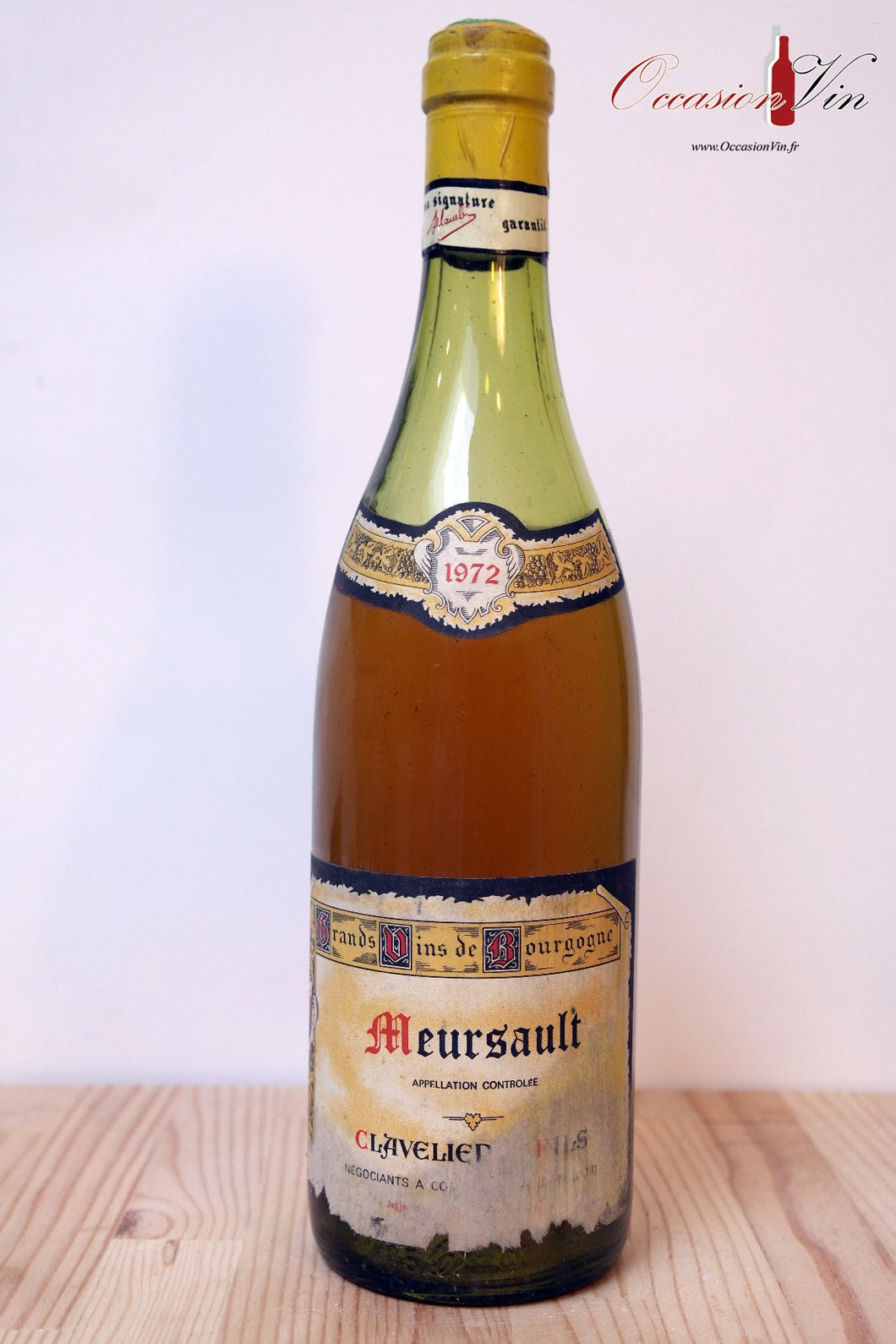Meursault Clavelier et Fils EA Vin 1972