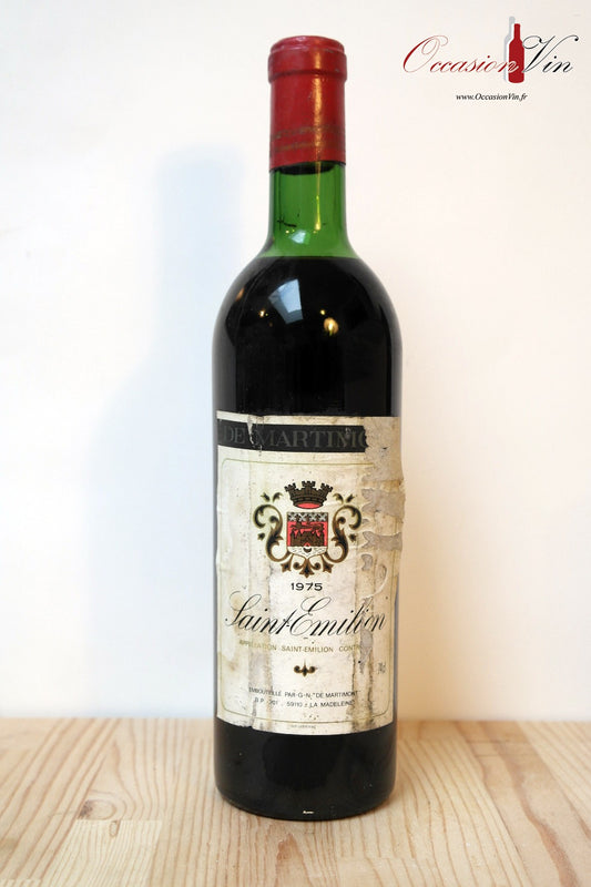 Saint Emilion De Martimont EA Vin 1975