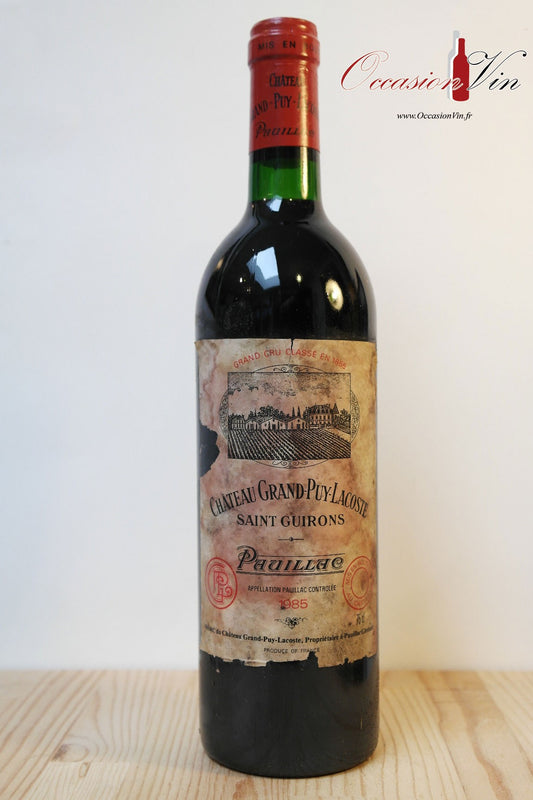 Château Grand Puy Lacoste EA Vin 1985