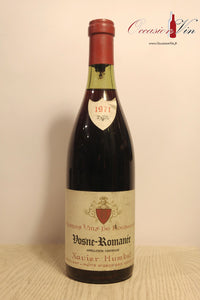 Vosne-Romanée Humbel Vin 1971