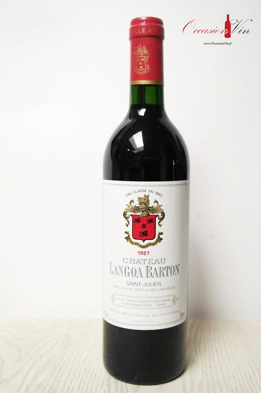 Château Langoa Barton Vin 1987