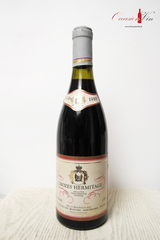 Crozes Hermitage Michel Bernard Vin 1989