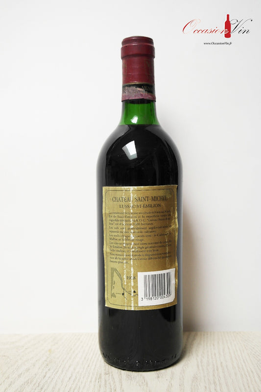 Château Saint-Michel Vin 1988