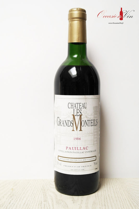 Château Les Grands Monteils CA Vin 1986