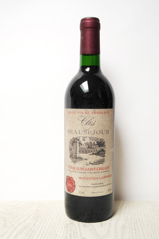 Clos Beausejour Vin 1990