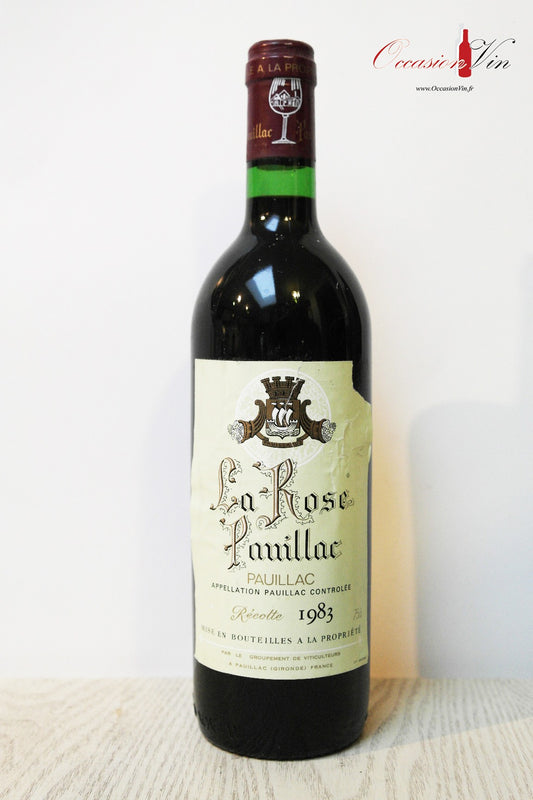 La Rose Pauillac Vin 1983