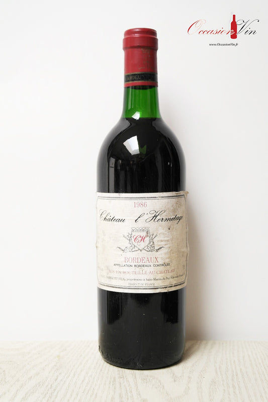 Château L'Hermitage Vin 1986