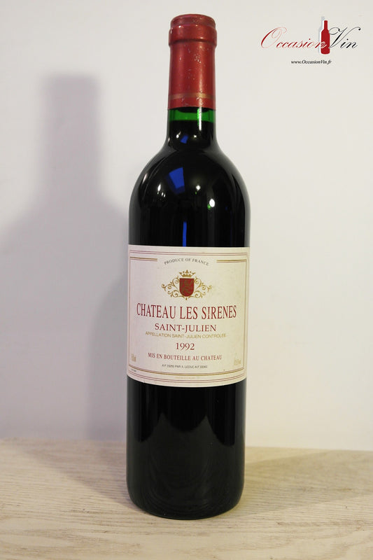 Château Les Sirènes Vin 1992