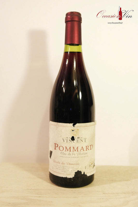Pommard Domaine Vincent Clos de la Platiere Vin 1985