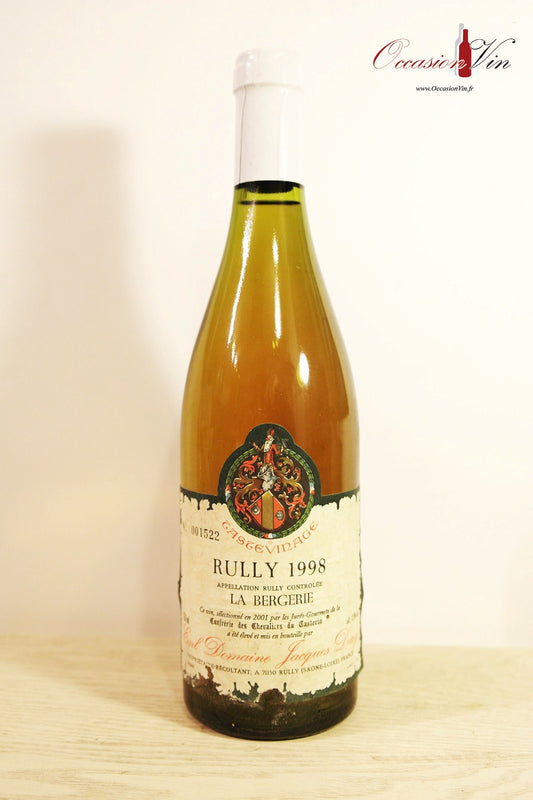 Rully La Bergerie Jacques Dury Vin 1998