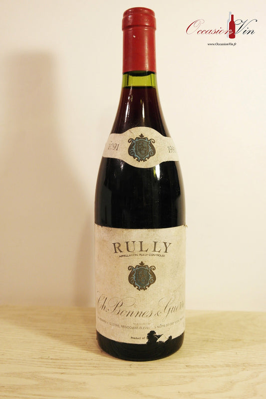 Rully Bonnes et Guerre Vin 1991