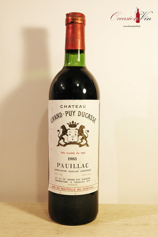 Château Grand-Puy Ducasse Vin 1983