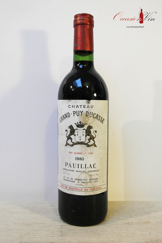 Château Grand-Puy Ducasse ELA Vin 1983