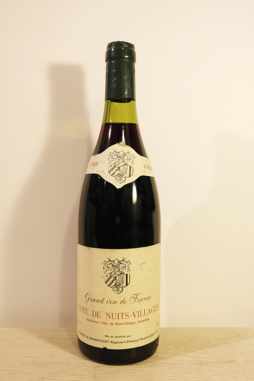 Côte de Nuit Marencourt Vin 1988