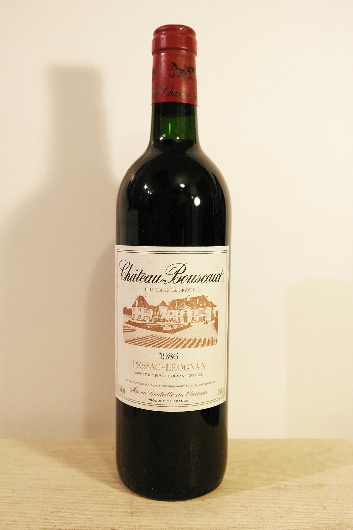 Château Bouscaut Vin 1986