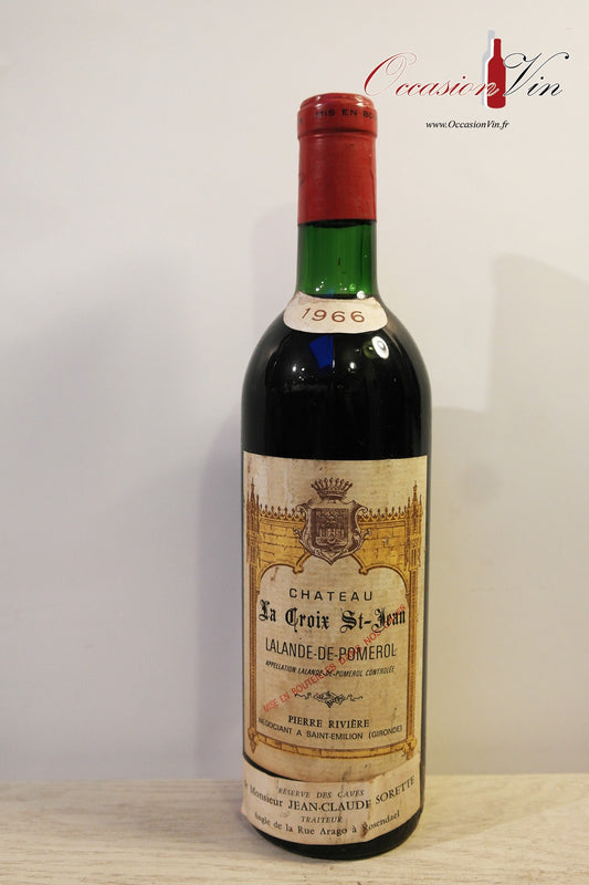 Château La Croix St-Jean Vin 1966