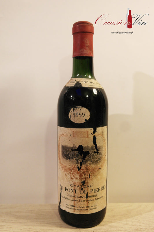 Château Le Pont de Pierre Vin 1959