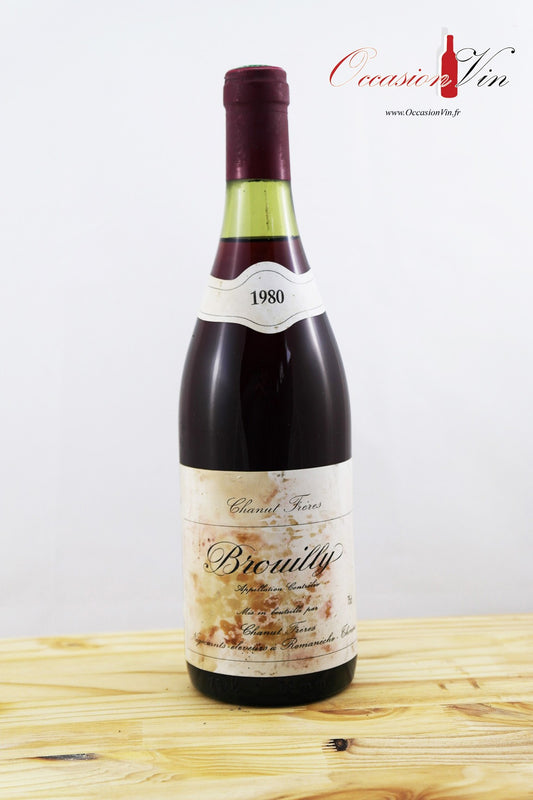 Brouilly Chanut Frères ET Vin 1980