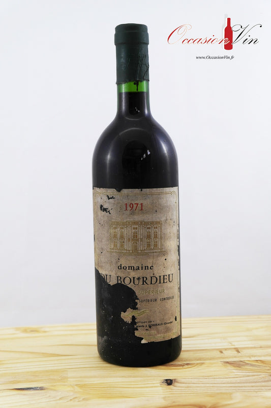 Domaine du Bourdieu EA Vin 1971