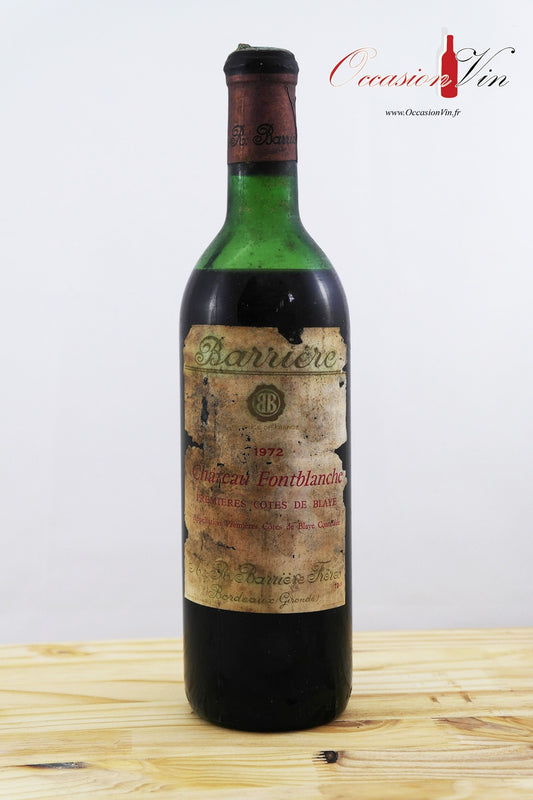 Château Fontblanche ME Vin 1972