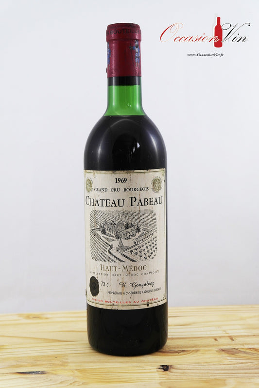 Château Pabeau Vin 1969