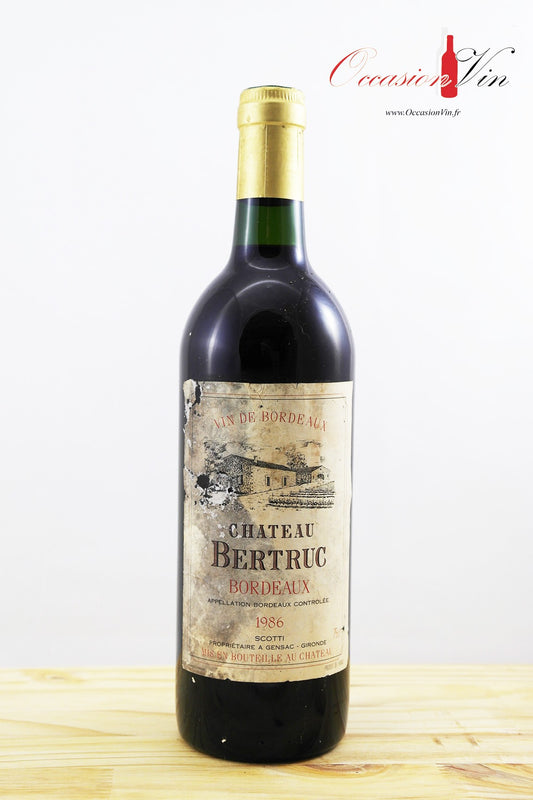 Château Bertuc ELA Vin 1986