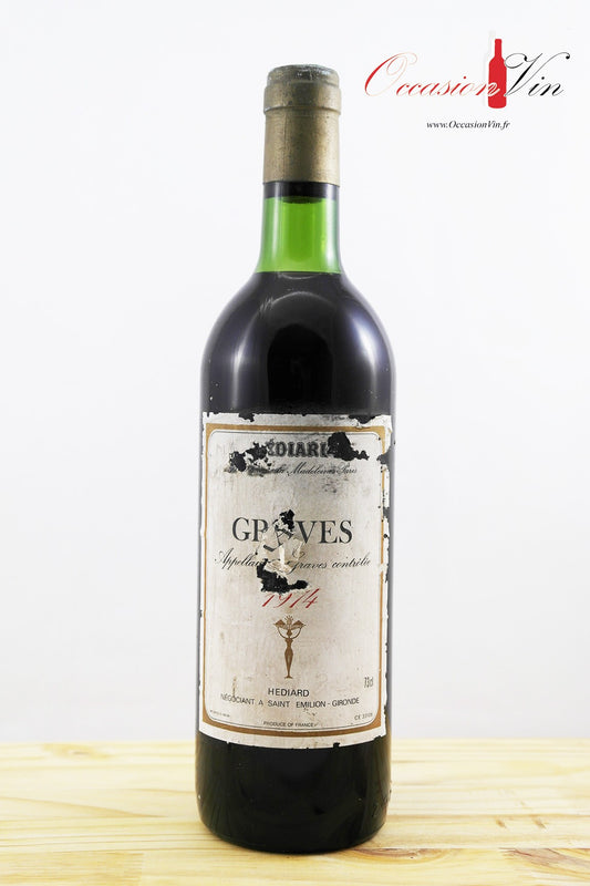 Graves Hediard Vin 1974