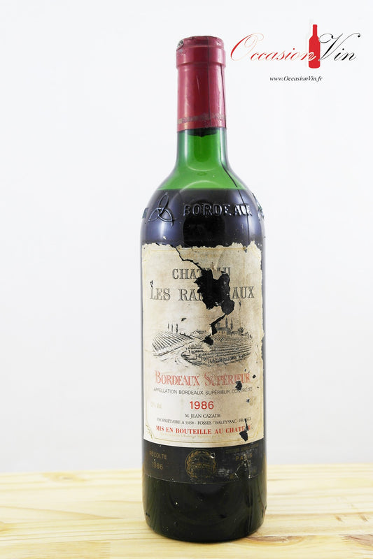 Château Les Rambeaux CA Vin 1986