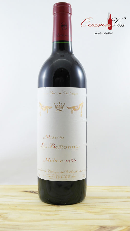 Mise de la Baronnie Vin 1986