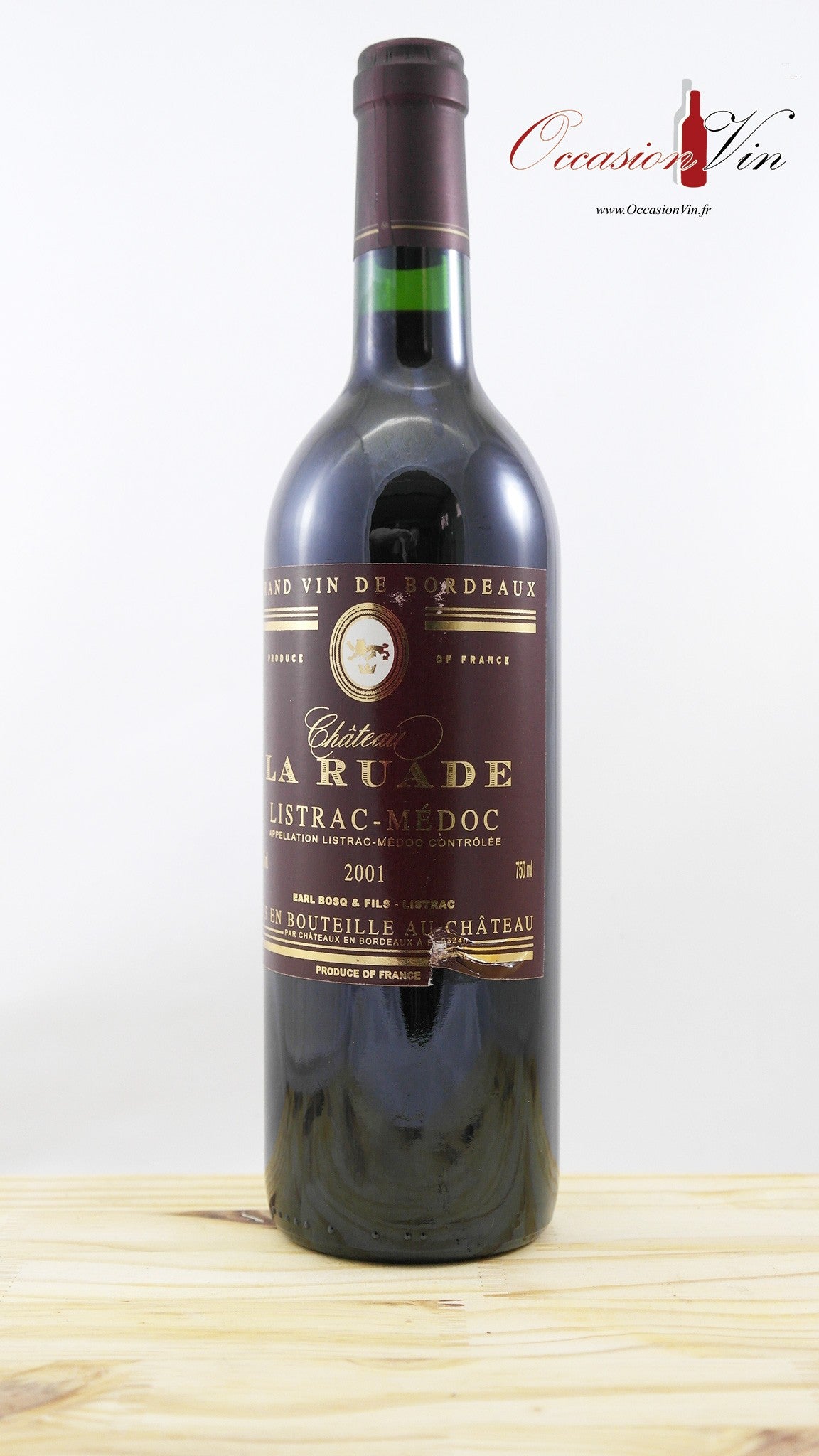 Château La Ruade Vin 2001