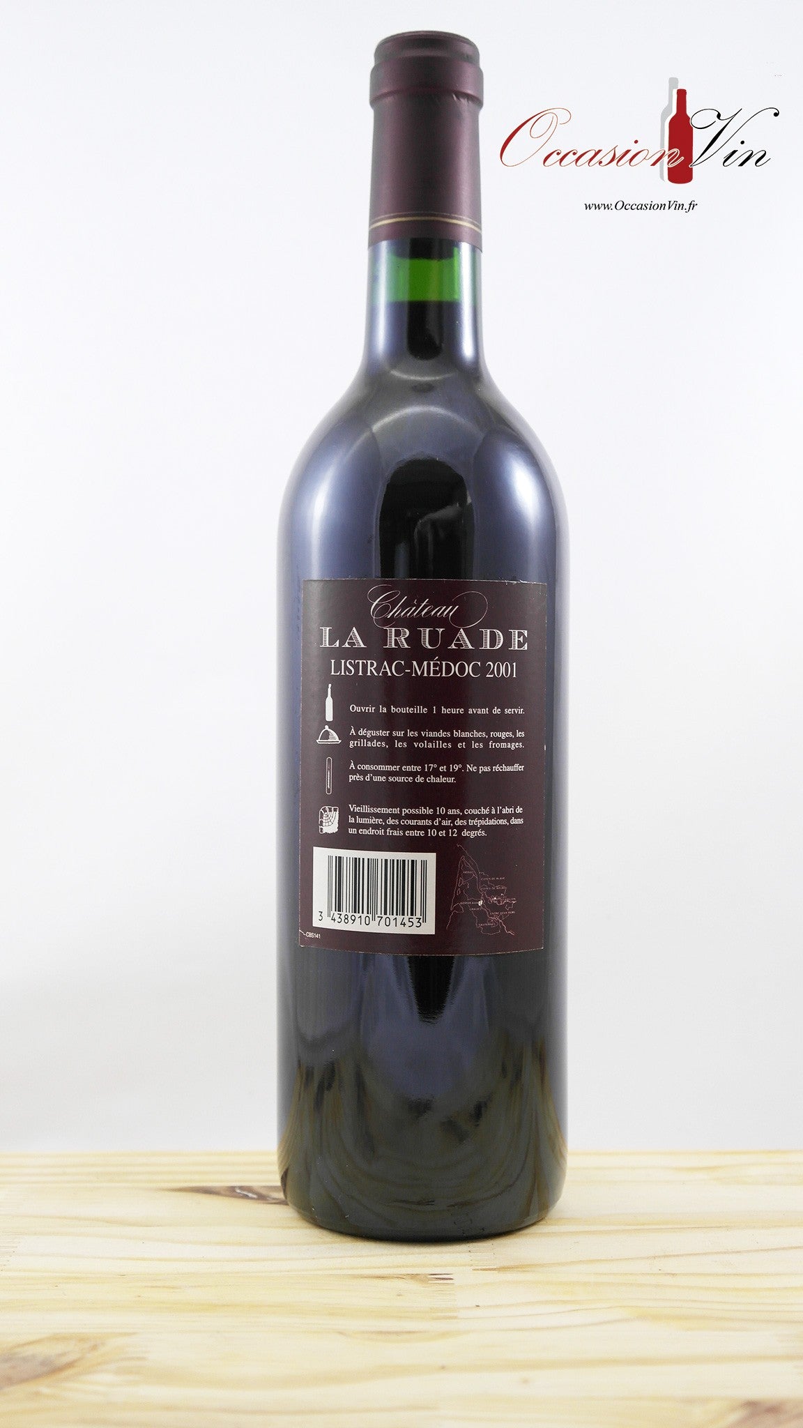 Château La Ruade Vin 2001