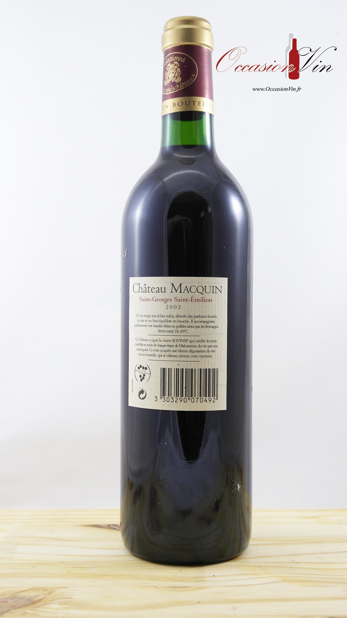 Château Macquin Vin 2002