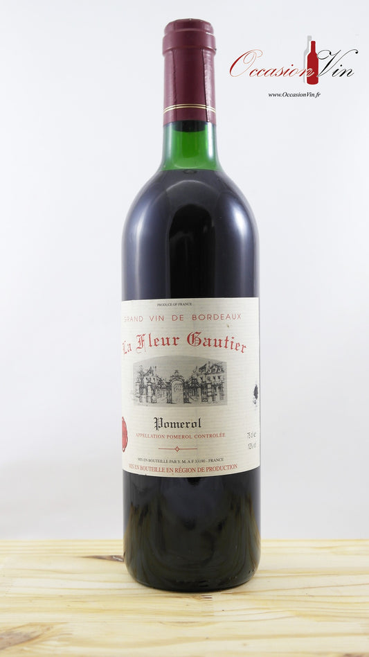 La Fleur Gautier Vin 1989
