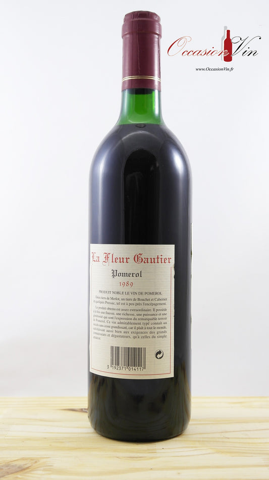 La Fleur Gautier Vin 1989