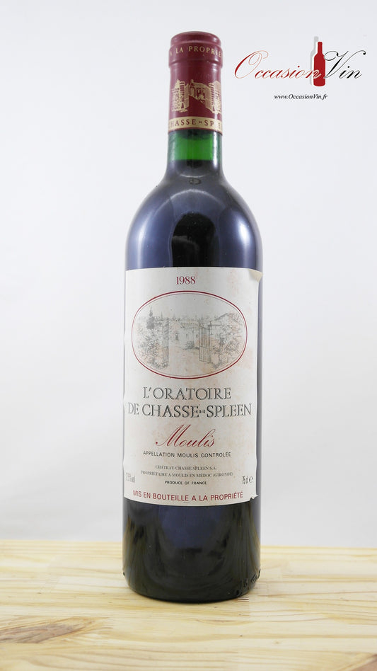 L'oratoire de Chasse-Spleen Vin 1988
