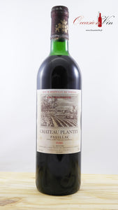Château Plantey Vin 1986