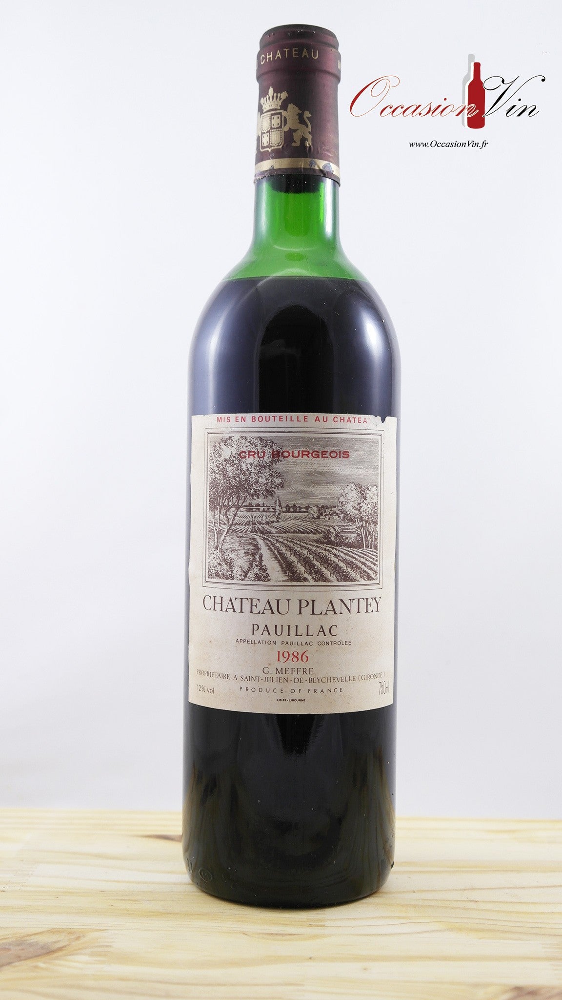 Château Plantey ME Vin 1986