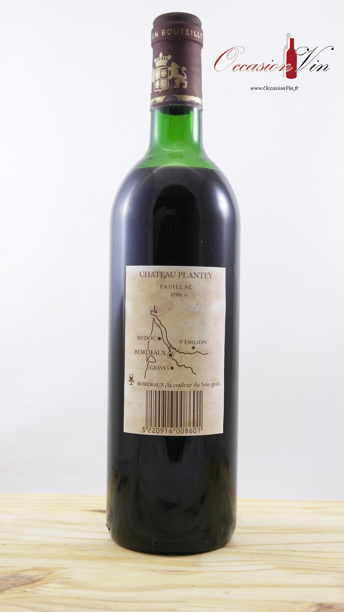 Château Plantey ME Vin 1986