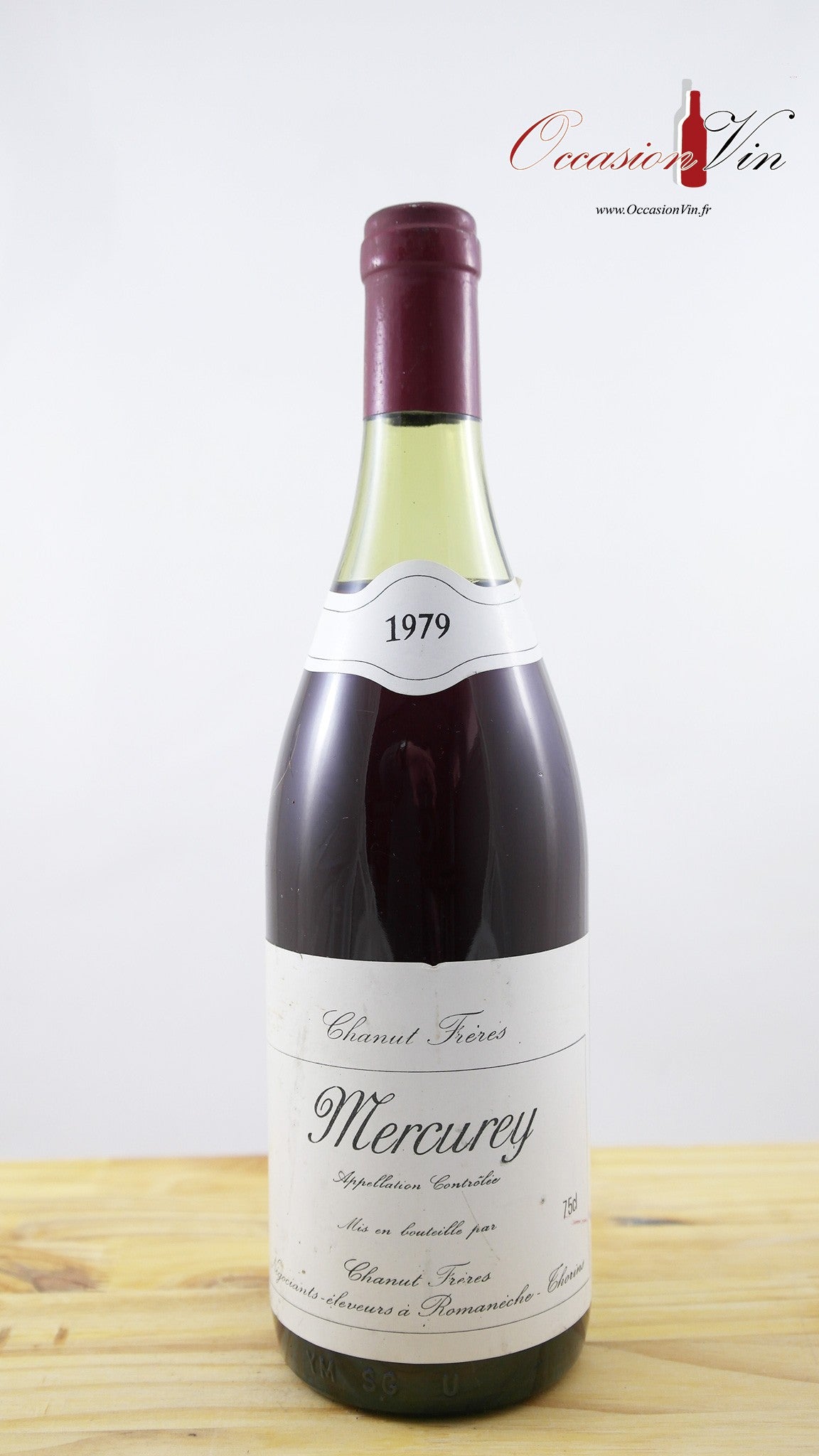 Mercurey Chanut Frères Vin 1979