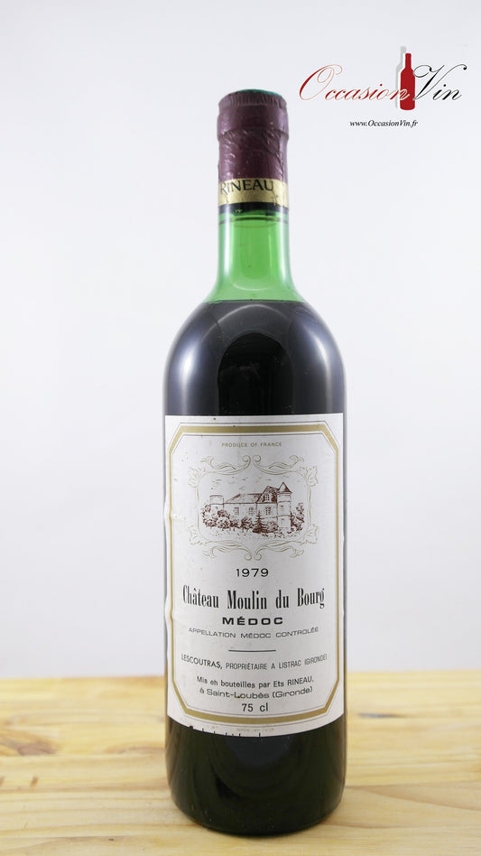 Château Moulin du Bourg Vin 1979