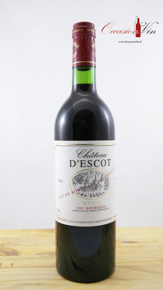 Château d'Escot Vin 1998