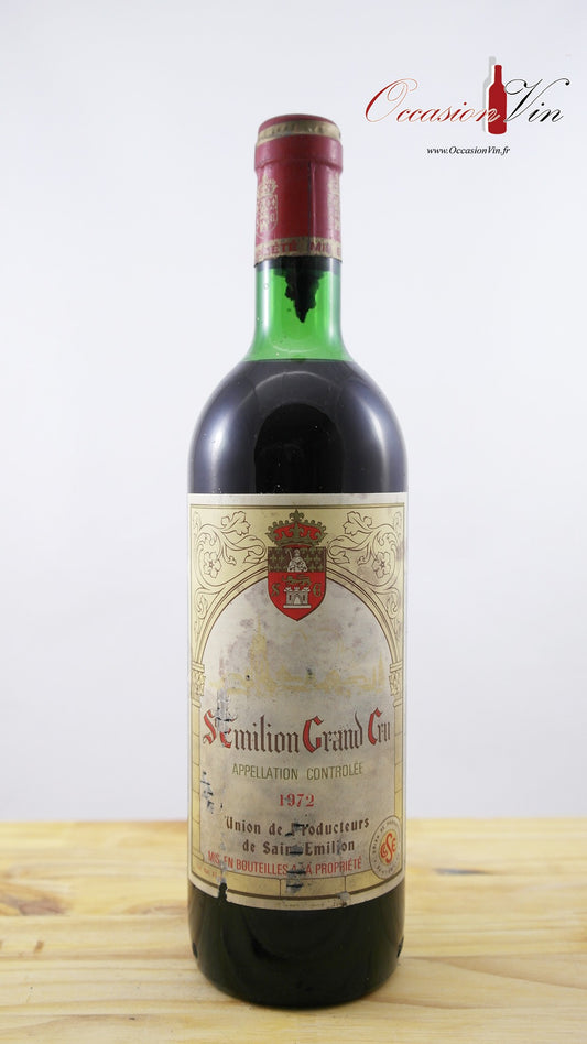 Saint Emilion Grand Cru Union ELA Vin 1972