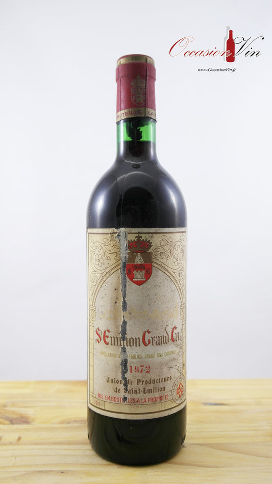 Saint Emilion Grand Cru Union EA Vin 1972