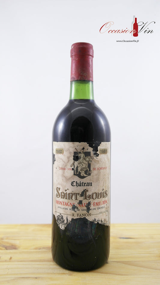 Château Saint-Louis EA Vin 1981