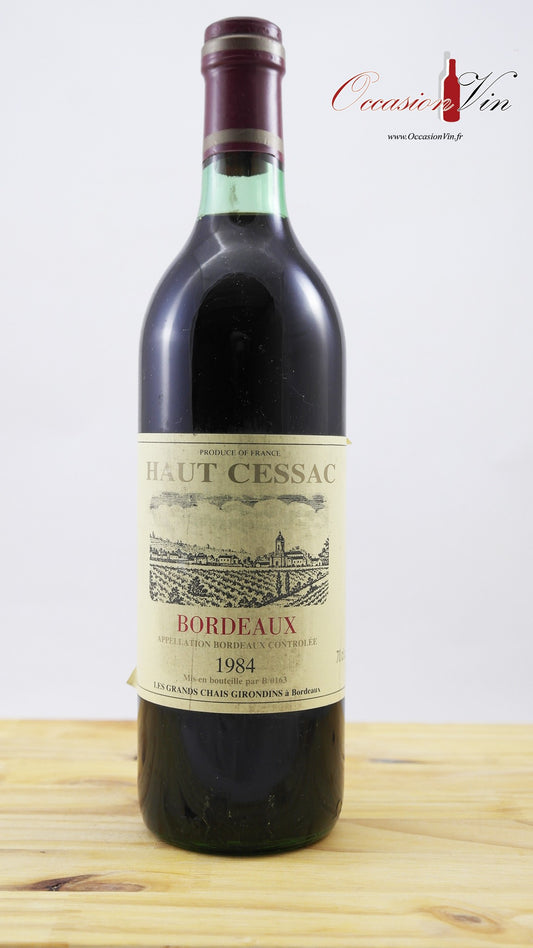 Haut Cessac Vin 1984
