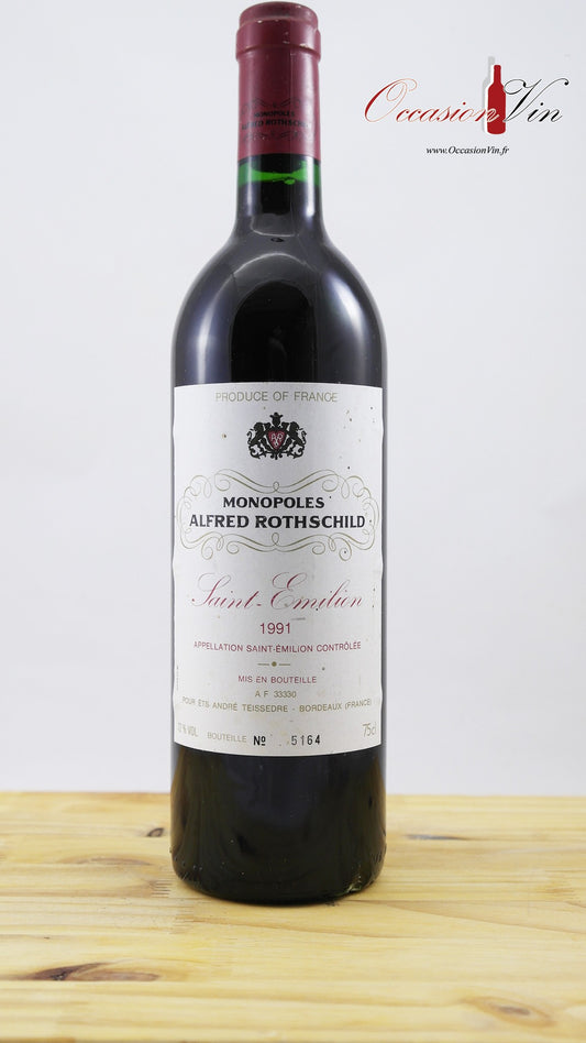 Monopoles Rothschild Vin 1991